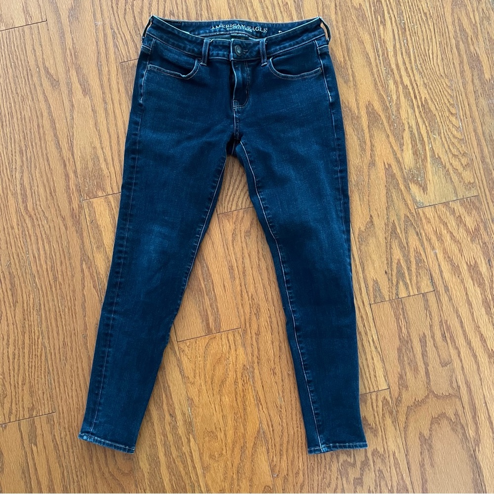 American Eagle AE super stretch jegging jeans 4s 4 short skinny legs